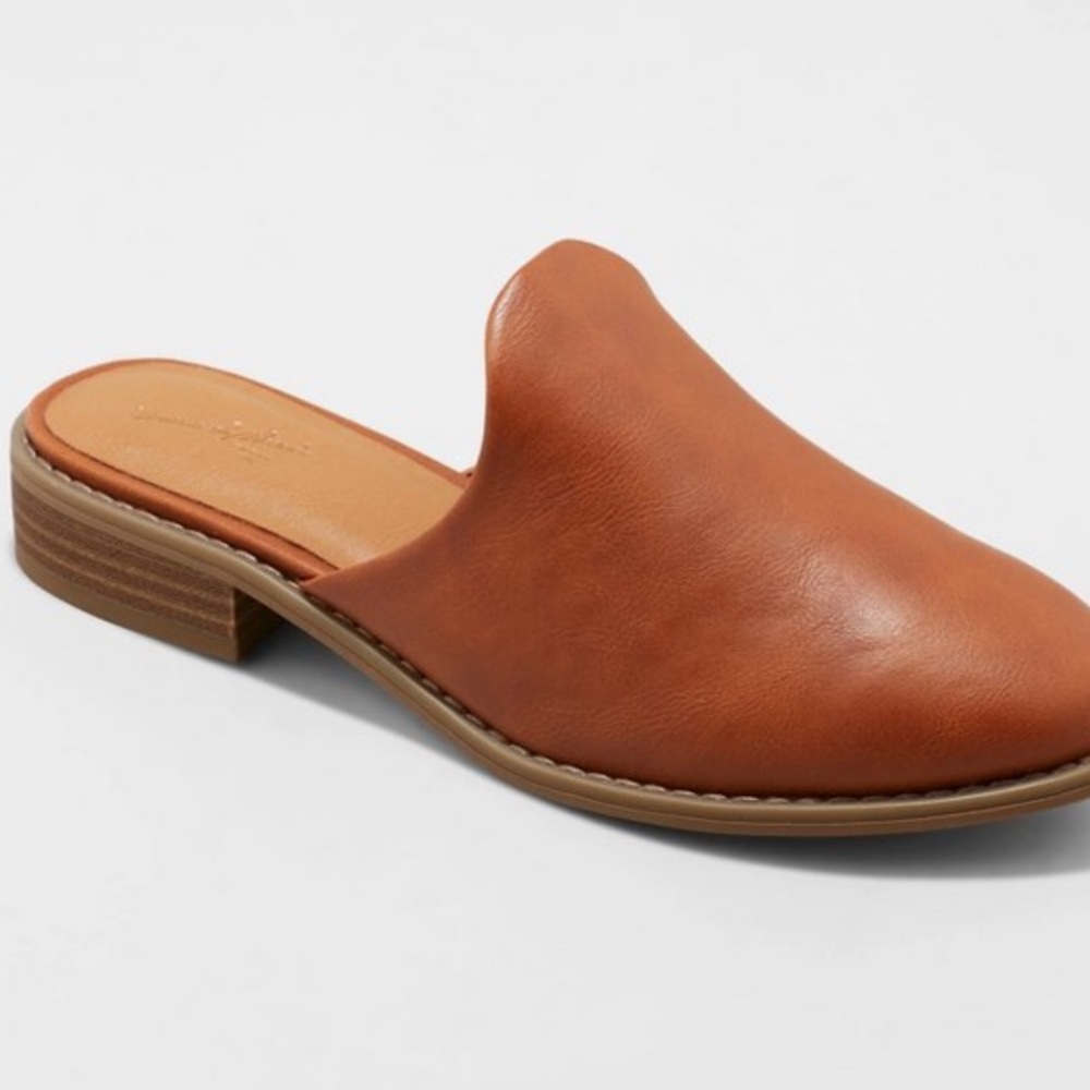 Universal thread slide on mules